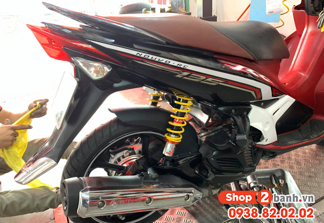 Yamaha Nouvo LX phối màu đỏ đen cực đẹp  Sửa xe Sài Gòn