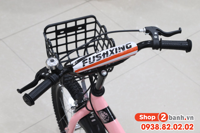 Xe đạp trẻ em 18 inch baby gâp đươc - màu hông - 4