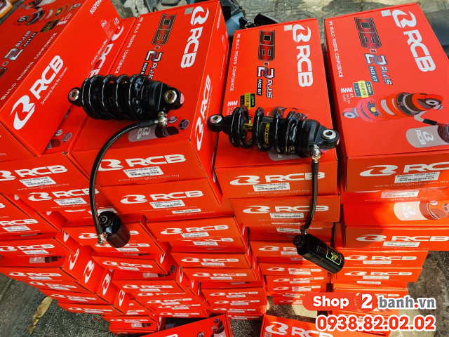 Phuộc rcb db-2 ty vàng cao cấp cho exciter 150 chính hãng - 2