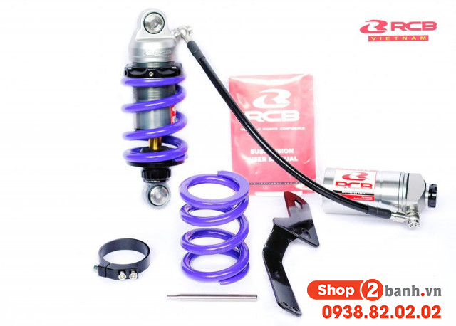 Phuộc rcb db-2 bình dầu cao cấp cho exciter 135 chính hãng - 2