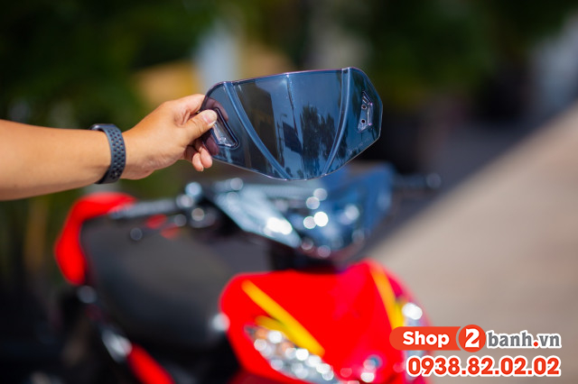 Kính chắn gió zhipat cho exciter 150135 wave a wave rsx - 4