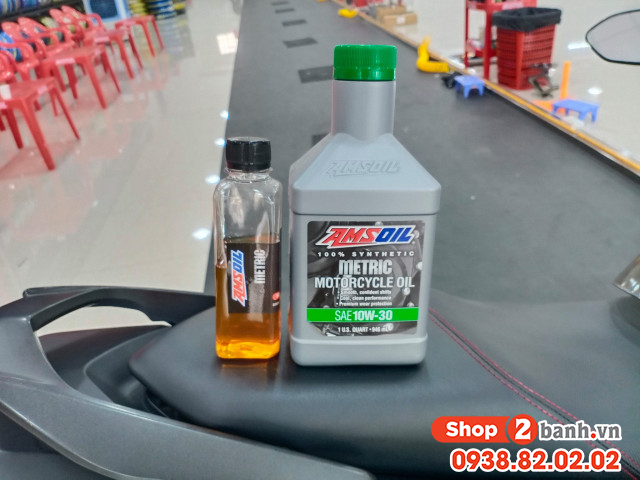 Nhớt chiết lẻ amsoil 10w30 synthetic metric 150ml - 1