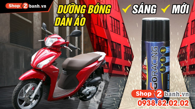 Chai xịt bóng dàn áo goracing xịt đến đâu bóng đến đó - 1