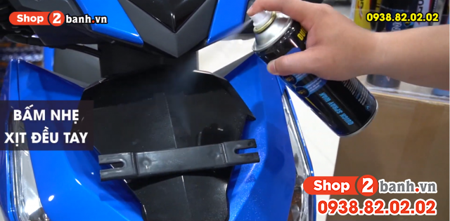 Các bước phục hồi độ bóng dàn áo xe vario tại nhà - 2