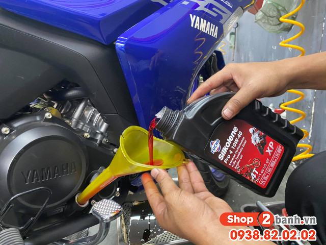 Xe yamaha exciter 155 thay nhớt bao nhiêu ml - 2