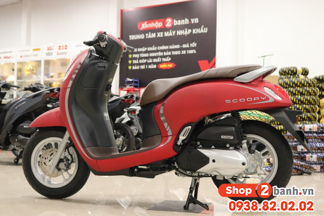 Xe honda scoopy smartkey đỏ 2022 nhập khẩu indo - 1