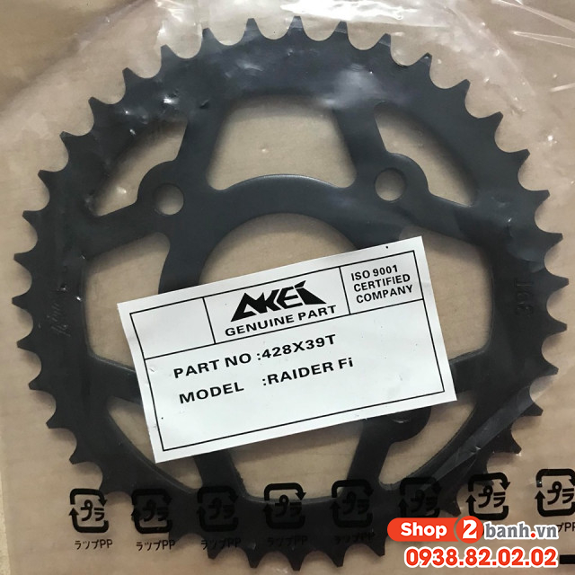 Dĩa tải akei 39t chính hãng cho raider fi - 1