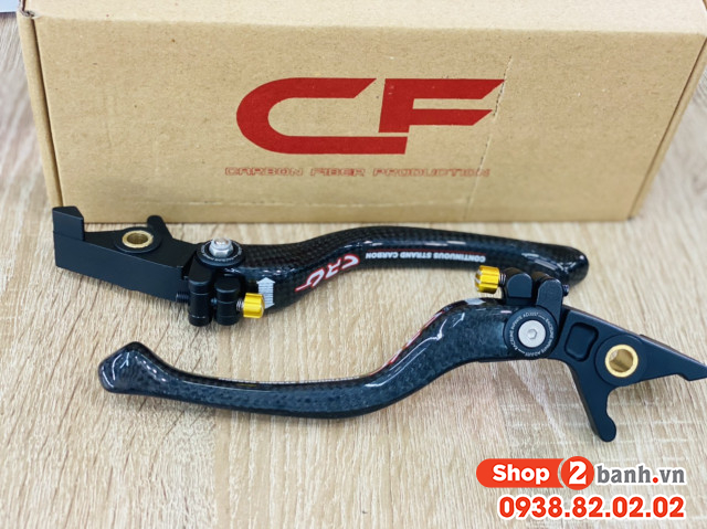 Tay thắng carbon cho honda sh 2 đĩa - 1