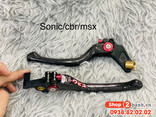 Tay thắng carbon cho honda sonic msx cbr150 - 1
