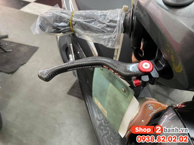 Tay thắng carbon cho honda sh 2 đĩa - 3