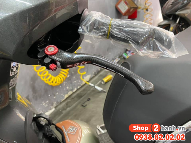 Tay thắng carbon cho honda sh 2 đĩa - 2
