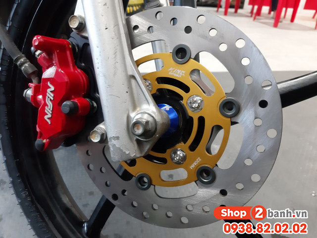 Đĩa thắng kingspeed moto 3 size 220mm 4 lỗ cho ab wave future - 5
