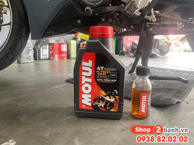 Nhớt motul h-tech 10w40 có tốt không thay cho xe nào phù hợp - 3