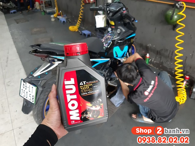 Nhớt motul h-tech 10w40 có tốt không thay cho xe nào phù hợp - 1