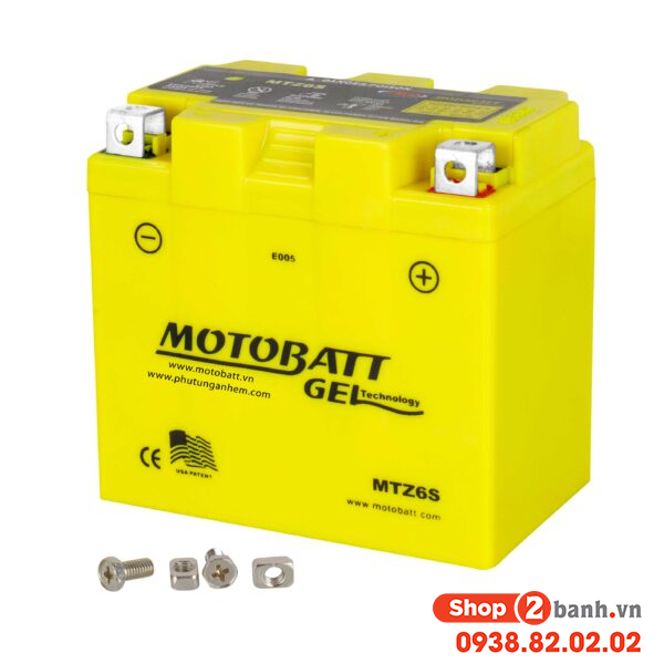 Bình ắc quy gel motobatt mtz6s - 2