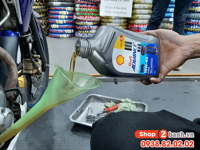 Xe mô tô honda cb300 thay nhớt bao nhiêu lít - 7