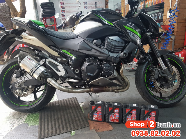 Xe mô tô kawasaki z900 thay nhớt bao nhiêu lít - 1