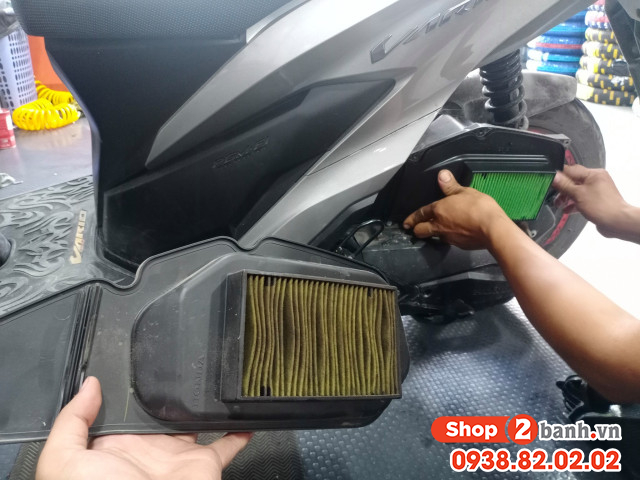 Xe honda click thái chạy qua vùng ngập nước có cần phải thay lọc gió - 2