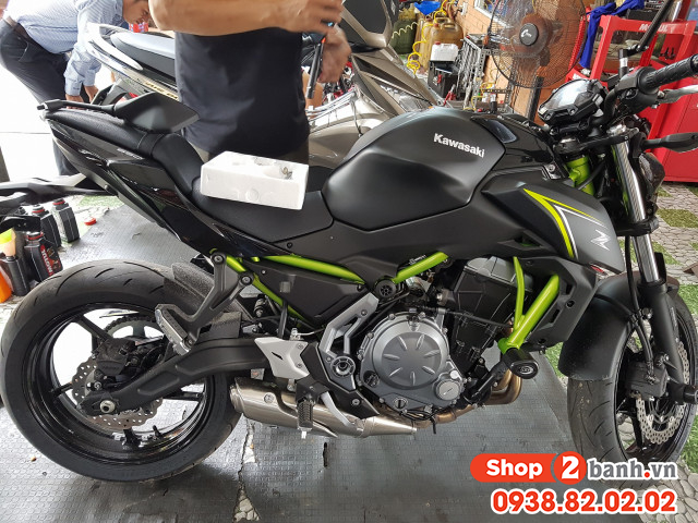 New 2023 Kawasaki Z650  Motorcycles in Newnan GA  K83990 Metallic Spark  Black  Metallic Flat Spark Black