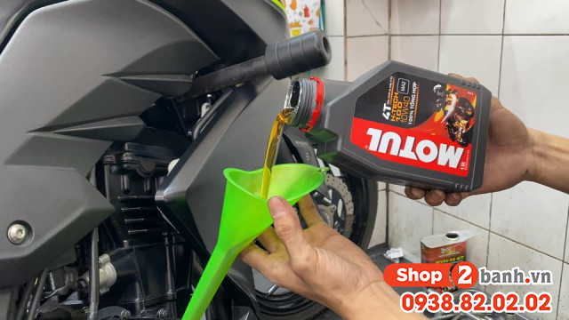 Xe mô tô kawasaki z300 thay nhớt bao nhiêu lít - 6
