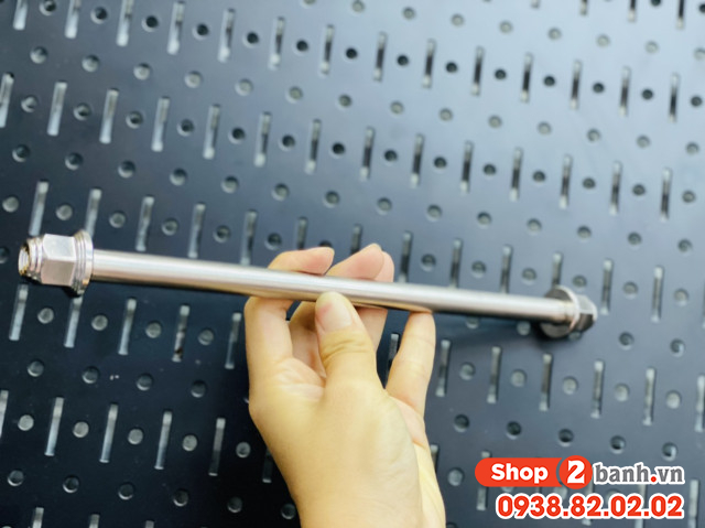 Cốt bánh sau inox salaya cho suzuki raider - 1