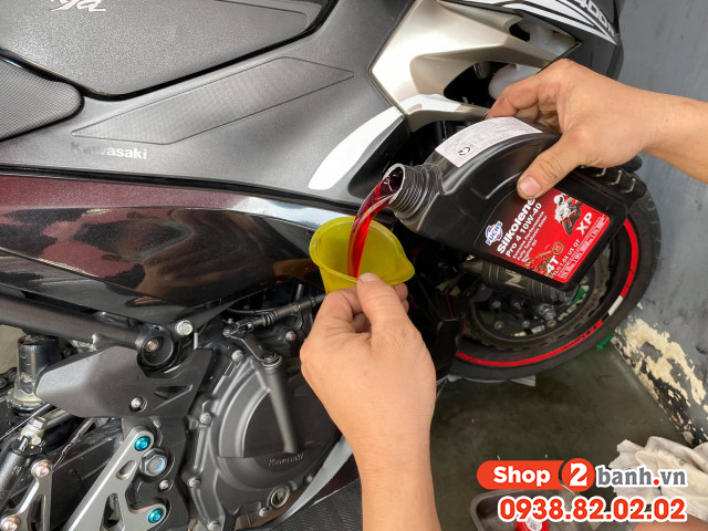 Xe mô tô kawasaki zx10r thay nhớt bao nhiêu lít - 6