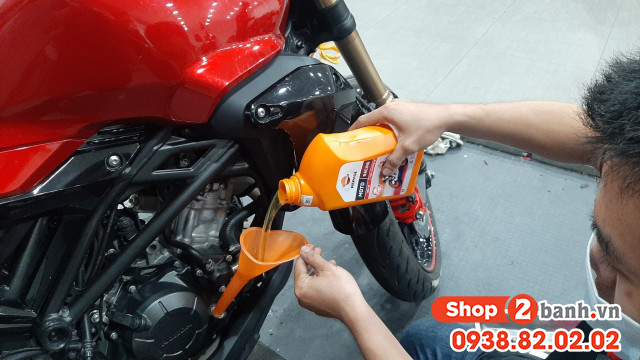 Xe mô tô honda cb500x thay nhớt bao nhiêu lít - 6