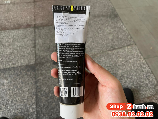 Nhớt láp gulf western oil mos2 80w90 120ml - 2