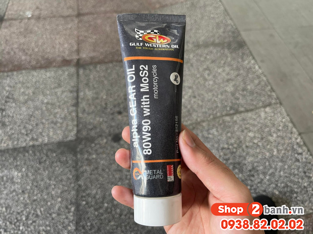 Nhớt láp gulf western oil mos2 80w90 120ml - 1