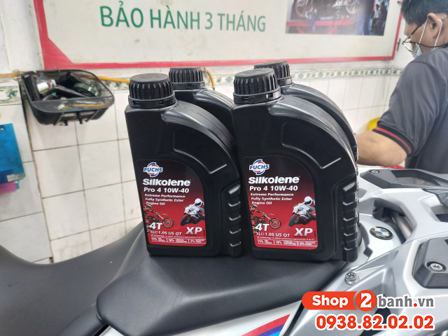 Xe mô tô bmw c400x thay nhớt bao nhiêu lít - 4
