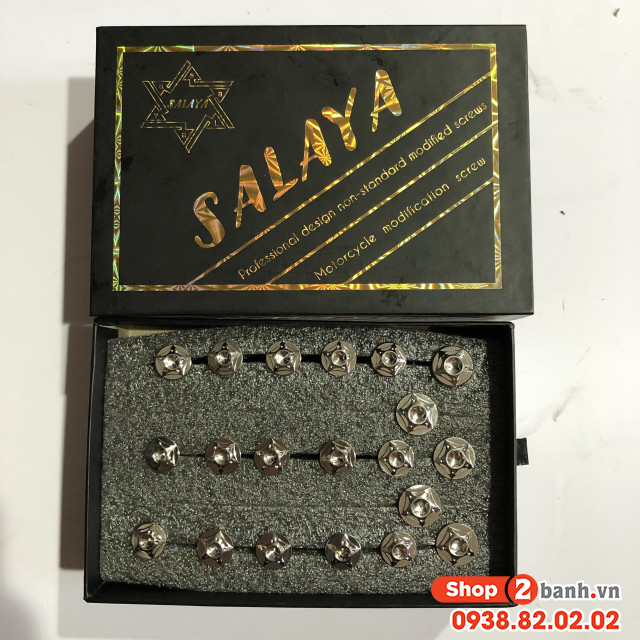 Bộ ốc salaya dàn áo cho xe sirius fi - 1