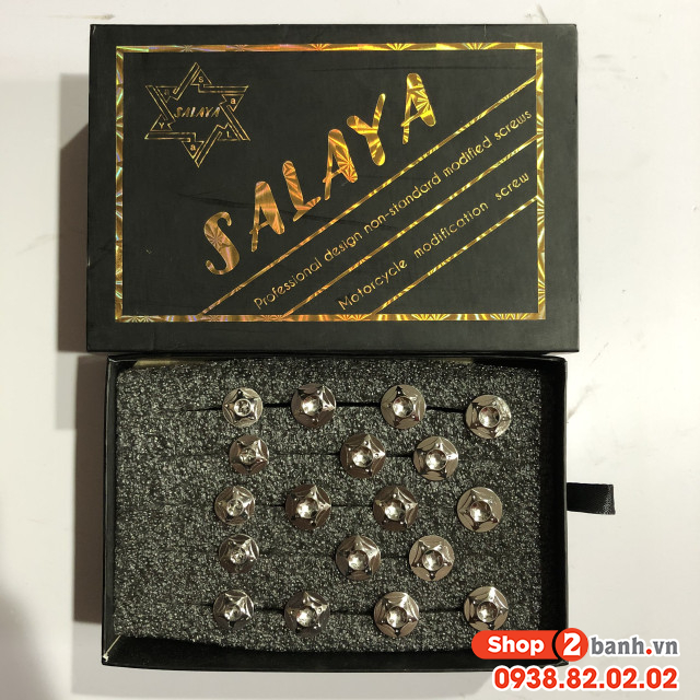 Bộ ốc salaya dàn áo cho xe sonic - 1