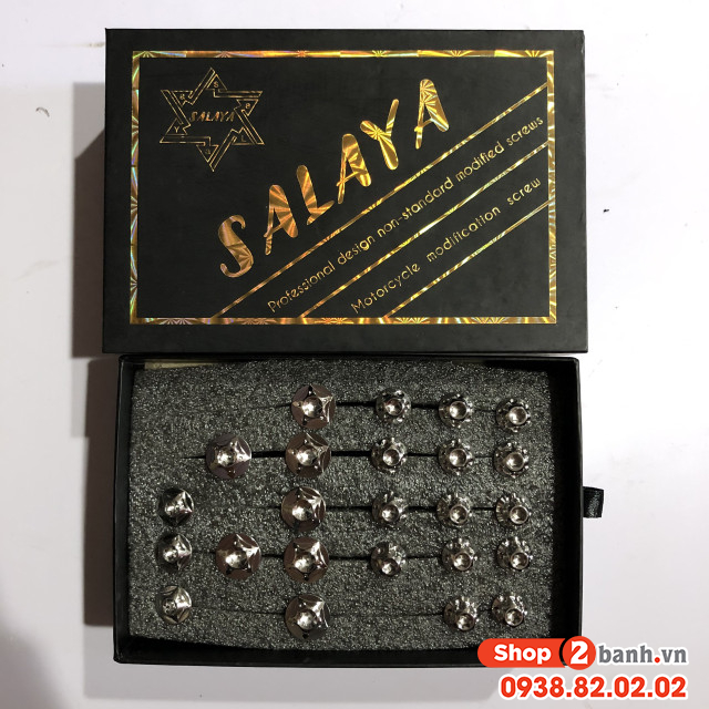 Bộ ốc salaya dàn áo cho xe wave rs rsx - 1