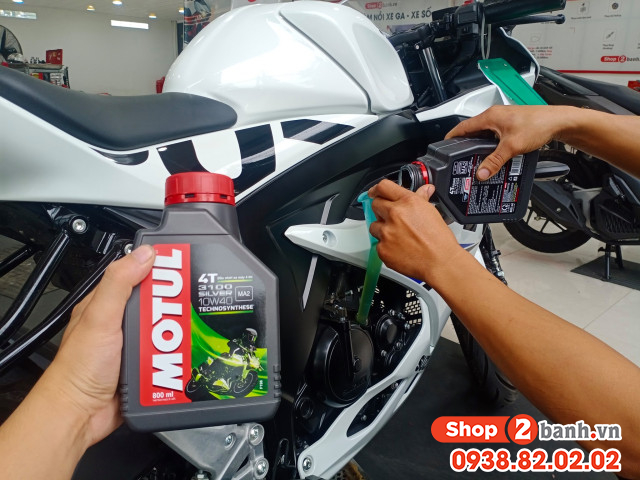 Xe mô tô ktm duke 250 thay nhớt bao nhiêu lít - 4