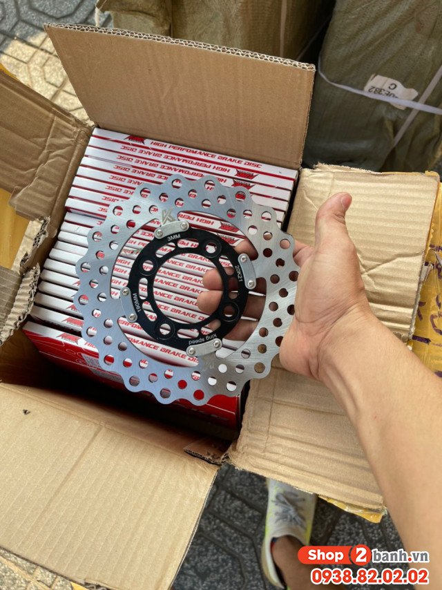 Đĩa kingspeed mẫu mới cho vario click 4 lỗ - 1