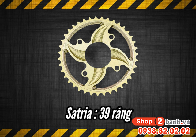 Dĩa nhôm 7075 xịn 39t cho raider fi satria fi - 1