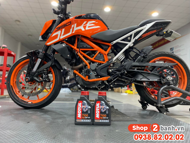 Xe mô tô ktm duke 390 thay nhớt bao nhiêu lít - 5