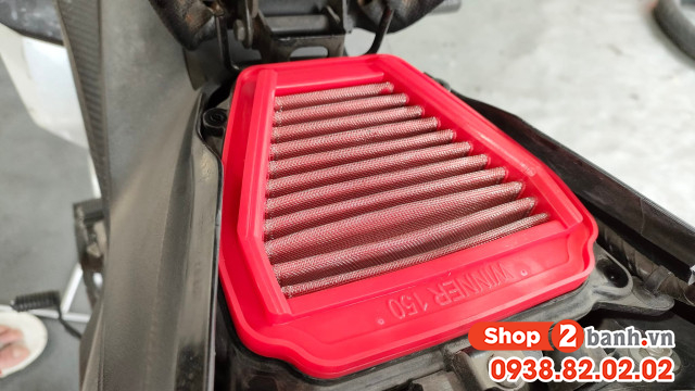 Xe honda winner chạy qua vùng ngập nước sâu có cần phải thay lọc gió - 2