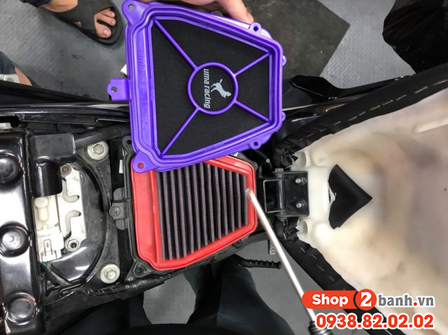 Xe honda sonic 150 chạy qua vùng ngập nước sâu có cần phải thay lọc gió - 2