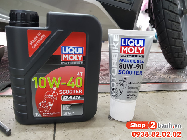 Xe pcx 160 thay nhớt liqui moly scooter race chạy có êm máy không - 4