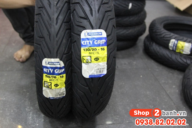 Vỏ michelin city grip 11070-16 và michelin city grip 13070-16 - 1