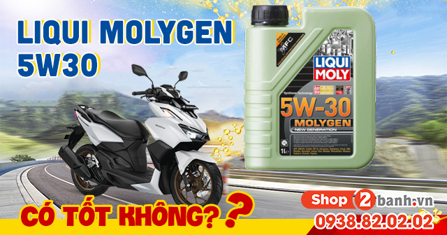 Honda vario 160 thay nhớt molygen 5w30 có phù hợp không - 1