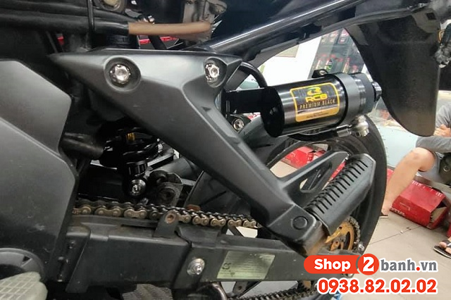 Phuộc rcb db-2 line g-bk ty vàng cho exciter 135 - 3