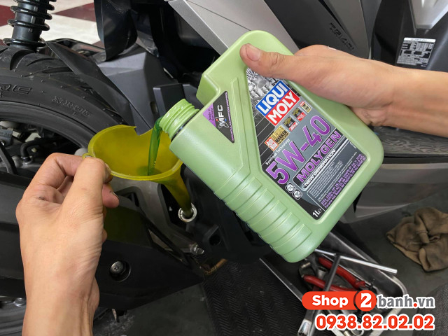 Vario 160 thay nhớt liqui molygen 5w40 chạy đường hỗn hợp có tốt không - 3