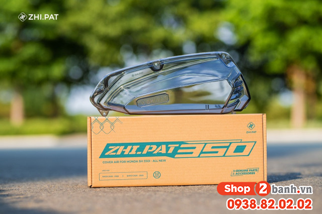 Ốp lọc gió trong suốt zhipat cho honda sh350i chính hãng - 1