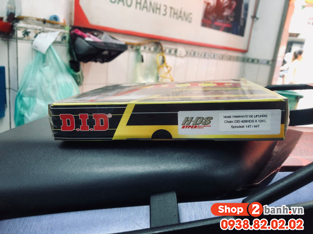 Nhông sên dĩa did vàng cho yamaha fz150i - 3