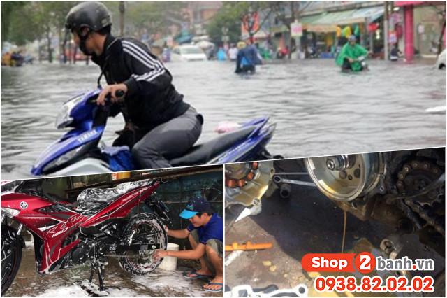 Cách bảo dưỡng xe côn tay trong mùa mưa đúng cách - 1