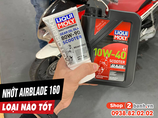 Chọn mua nhớt cho xe tay ga airblade 160 nên thay loại nào tốt nhất - 1
