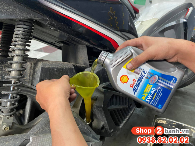 Xe honda airblade 160 thay nhớt động cơ bao nhiêu lít - 5