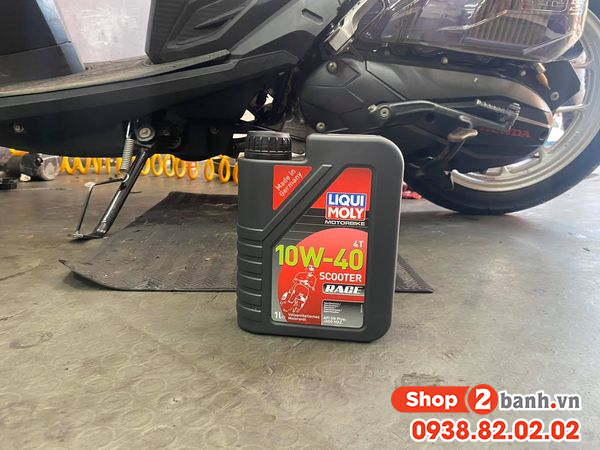 Nhớt liqui moly scooter race thay cho airblade 160 chạy có êm máy không - 2